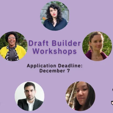 Winter 2027 Draft Builder Workshops Blog 1