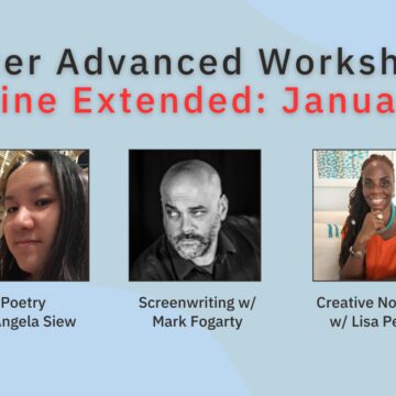 2026 Advanced Workshops Deadline Extended